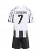 Juventus Francisco Conceicao #7 Replika Hemmakläder Barn 2025-26 Kortärmad (+ byxor)
